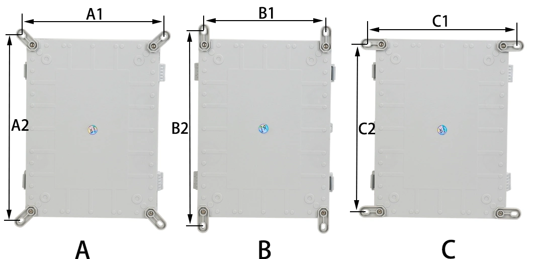 户外防水卡扣盒 ABS 塑料材质 220*170*110mm 小型配电箱