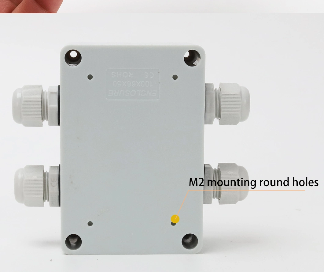 2 отверстия на одной стороне 100*68*50 мм Tb1508 400 В 15 А для использования вне помещений из АБС-пластика водонепроницаемая распределительная коробка