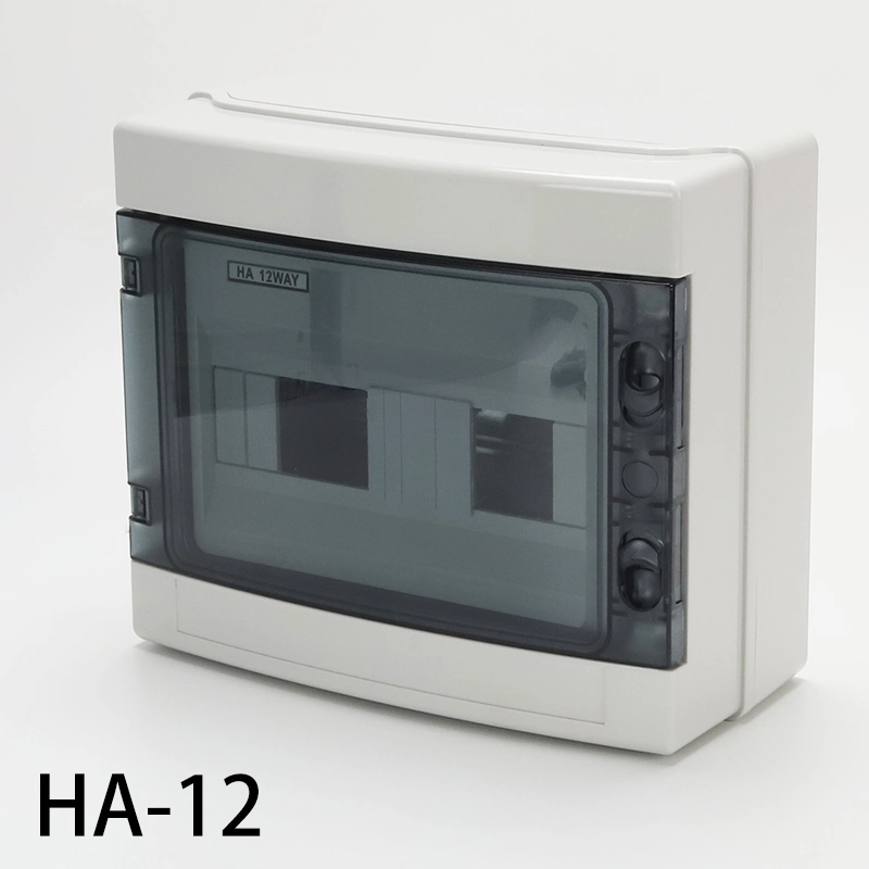 Ha-4 ​​Ways IP65 Водонепроницаемая наружная распределительная коробка 140*210*100 мм, пластиковая 4-полосная/4-полюсная распределительная коробка