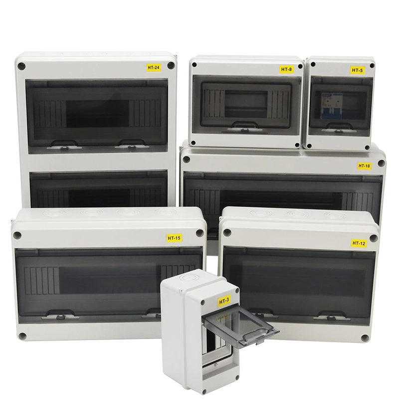 Ha-4 ​​Ways IP65 Водонепроницаемая наружная распределительная коробка 140*210*100 мм, пластиковая 4-полосная/4-полюсная распределительная коробка