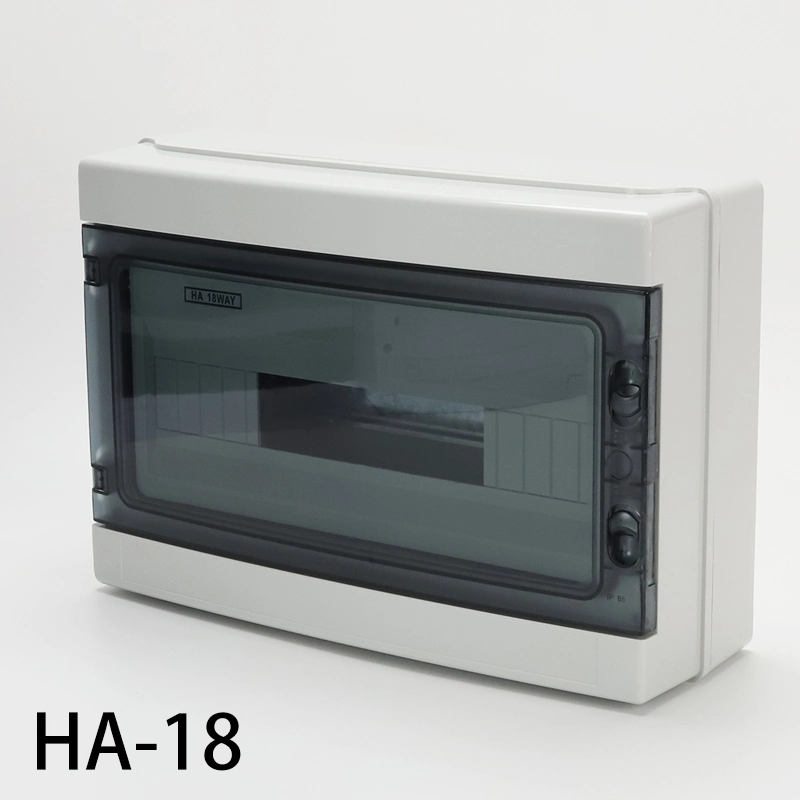 Ha-18 IP65 Водонепроницаемая 18-контактная распределительная коробка из АБС-пластика для улицы, распределительная коробка
