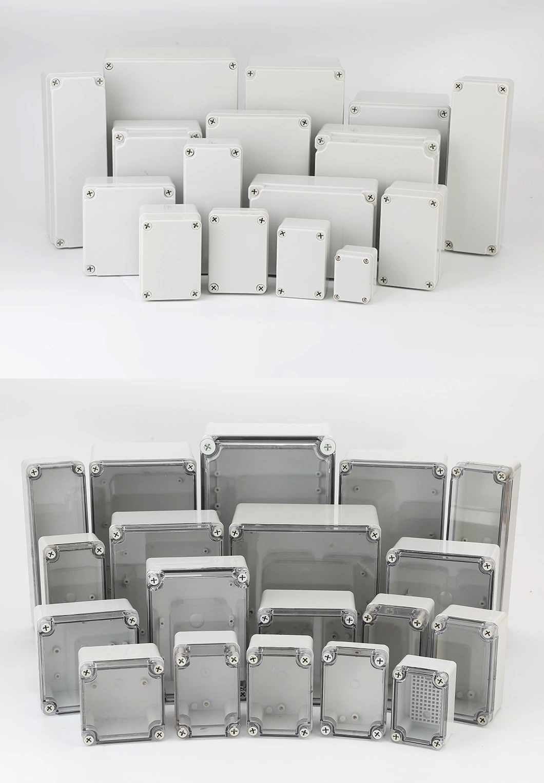 IP67 125*125*100mm 防水外壳塑料盒电子工程户外仪器仪表电气工程箱