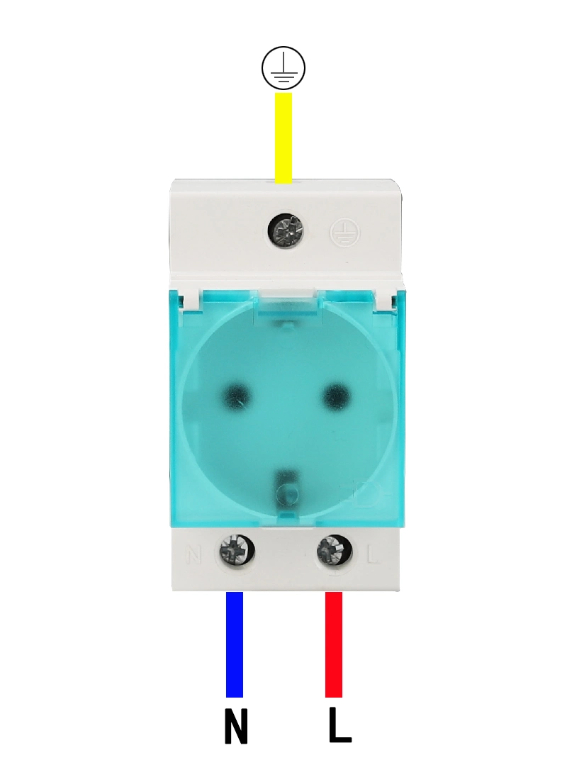 Модуль питания для рельсовых розеток европейского типа 10/16А